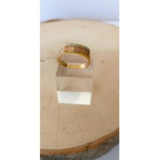 Δαχτυλίδι Ροζ Χρυσό Ανδρικό 14K (RI524)